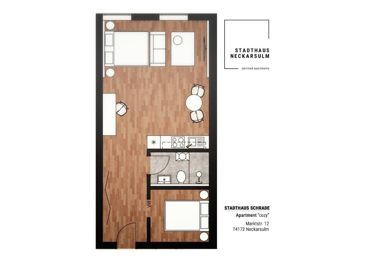 Stadthaus Neckarsulm Serviced Apartments - Stadthaus Schrade Екстер'єр фото